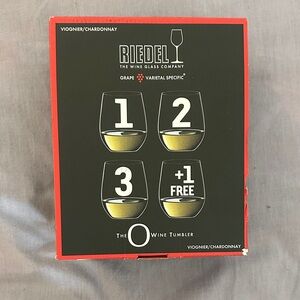 Riedel Wine Tumbler Set - Black and Gold